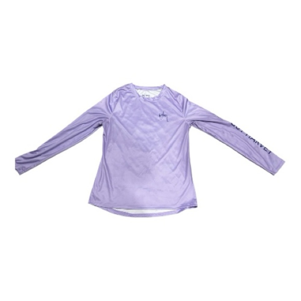 Guy Harvey Lavender Long Sleeve Tee